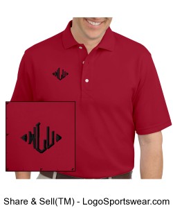 Wrestling Life Unlimited (Red / Black) Polo Style Shirt Design Zoom